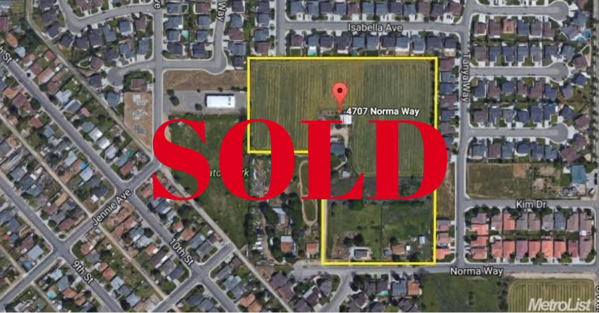 SOLD – 4707 Norma Way, Keyes 13.75 acres Commercial