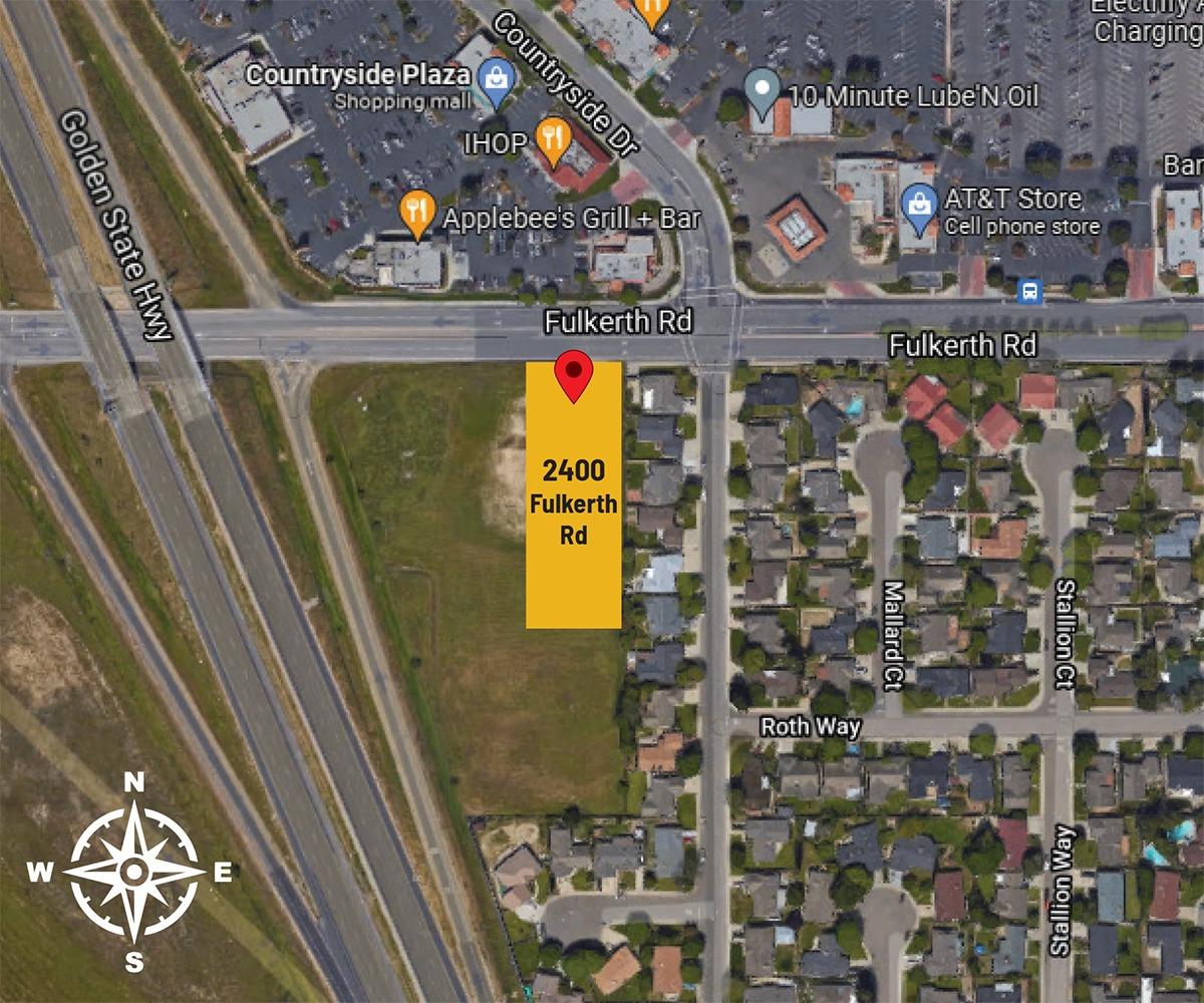 2400 Fulkerth Rd. Turlock, 1.3ac Commercial