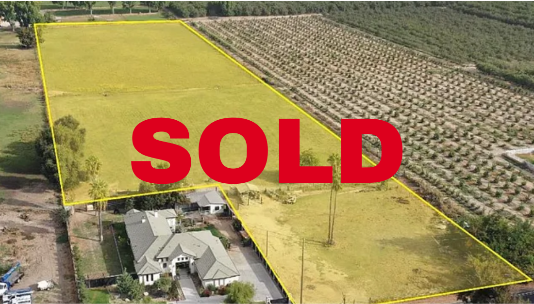SOLD – 2607 E Linwood Ave. Turlock, 9.33 Ag and Ranch